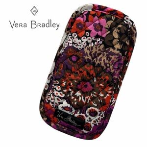 Vera Bradley Rosewood Doible Pocket Eyeglass Case
